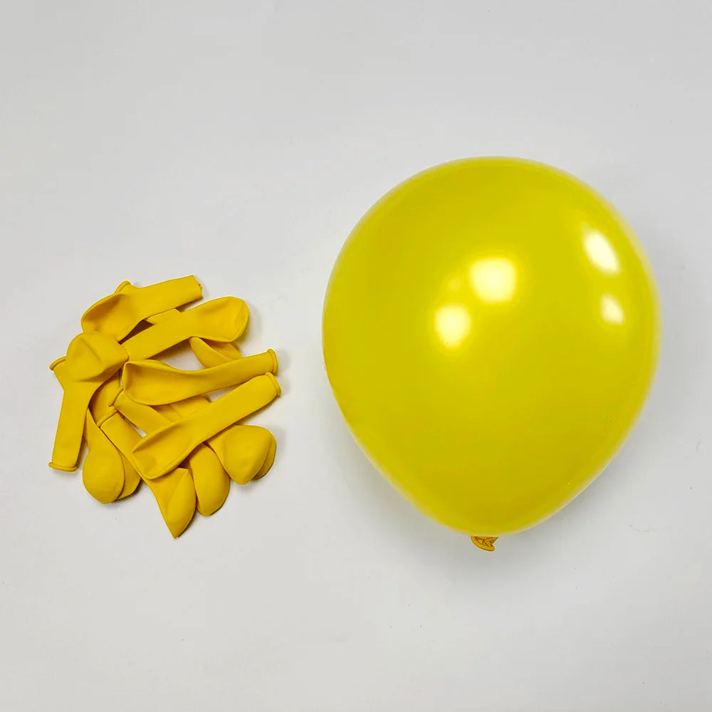 10Inch 10/30/50Pcs Latex Balloon Gold Silver Black Pink Xmax Balloon Wedding Happy Birthday Metallic Chrome Balloon Decoration
