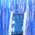 Tinsel Blue Pink Foil Curtain 1X3M Party Background Gold Beige Green Foil Fringe Curtain 1M 2M Backdrop