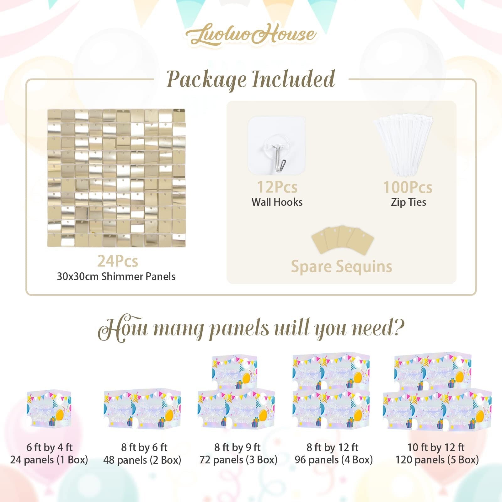 Shimmer Wall Backdrop Shimmer Wall Panels Light Gold Glitter Photo Background...