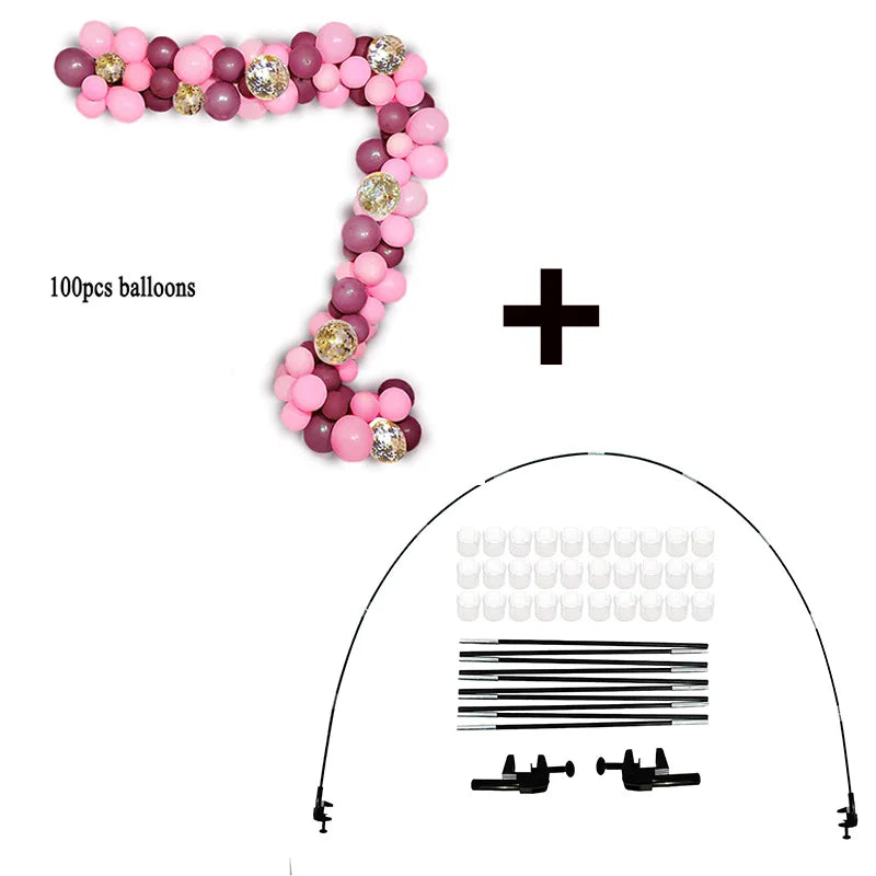Balloon Arch Kit Table Arch Ballon Stand Column Wedding Kids Birthday Party Decorations Baby Shower Globos Balloons Decor