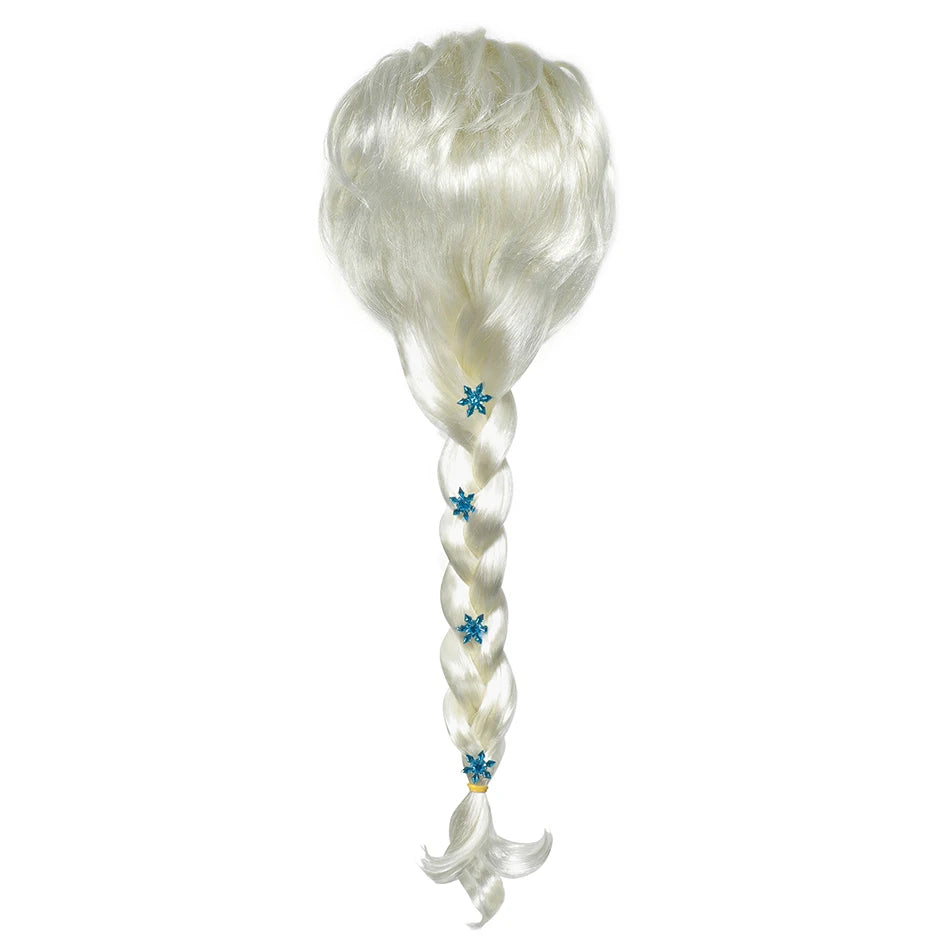 Girls' Snow Queen Costume - Elsa-Inspired Carnival Party Gown for Kids, Perfect for Birthdays and Dress-Up Play