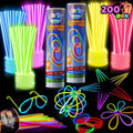 Glow Sticks Party Favors, 200 Pcs