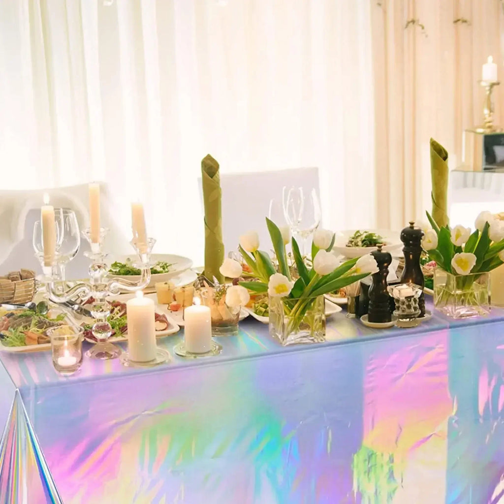 Disposable Birthday Tablecloth - Festive Table Decoration and Accessories for Home Events (1 Piece)
