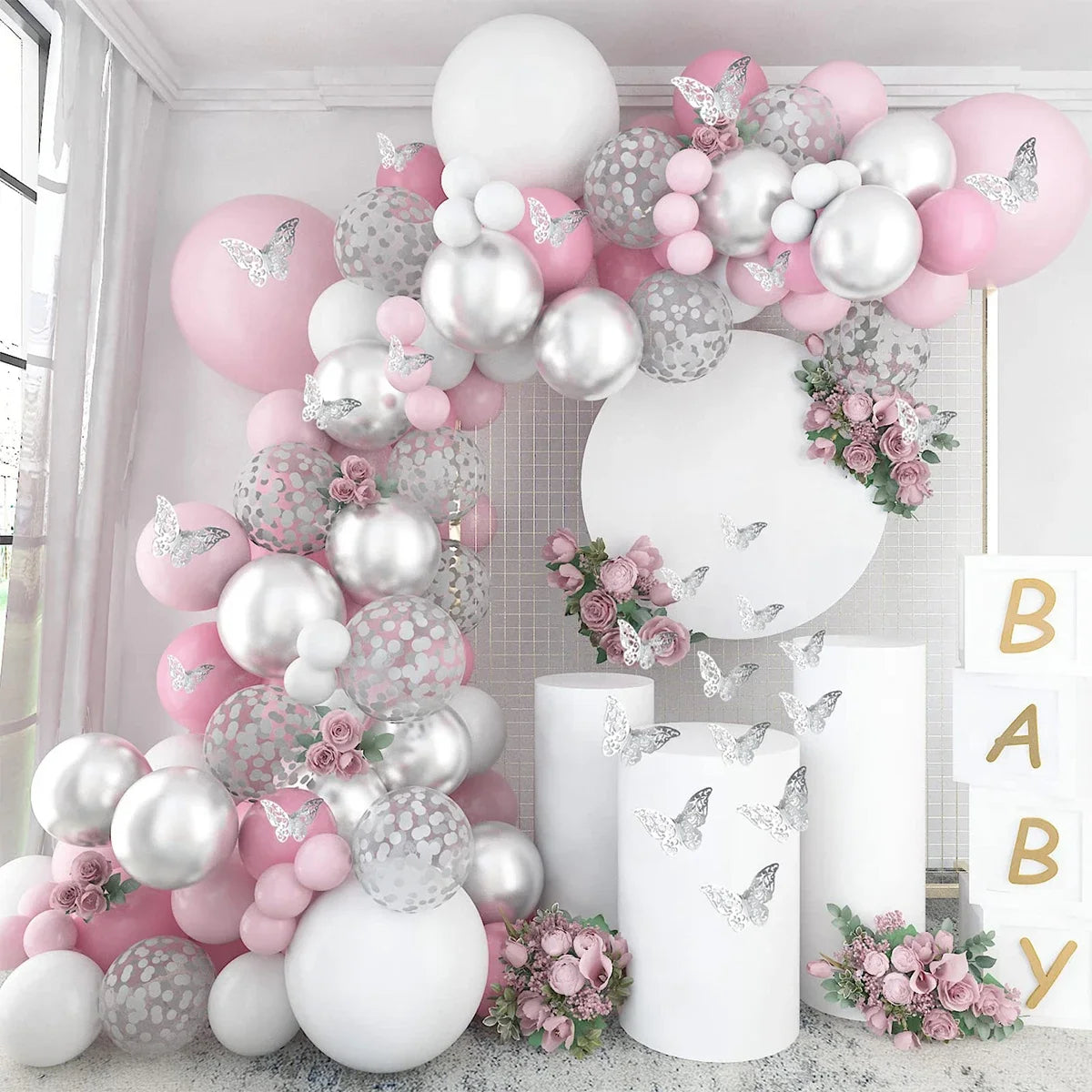 Balloon Garland Arch Kit Birthday Party Decoration Girl Birthday Foil Balloon Baby Shower Decor Globos Wedding Party Supplies