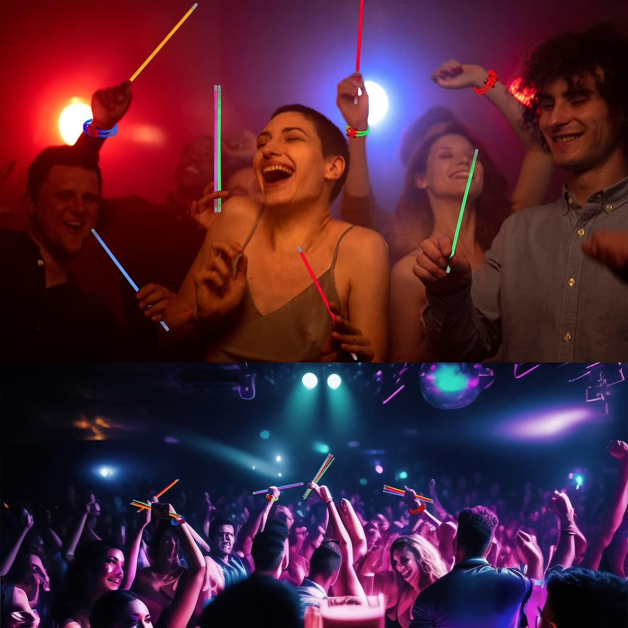 Glow Sticks Party Favors, 200 Pcs